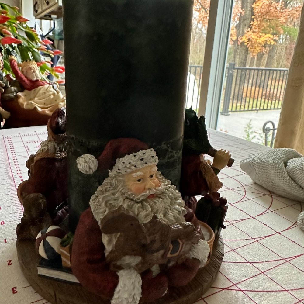 Santa's Candle Holder